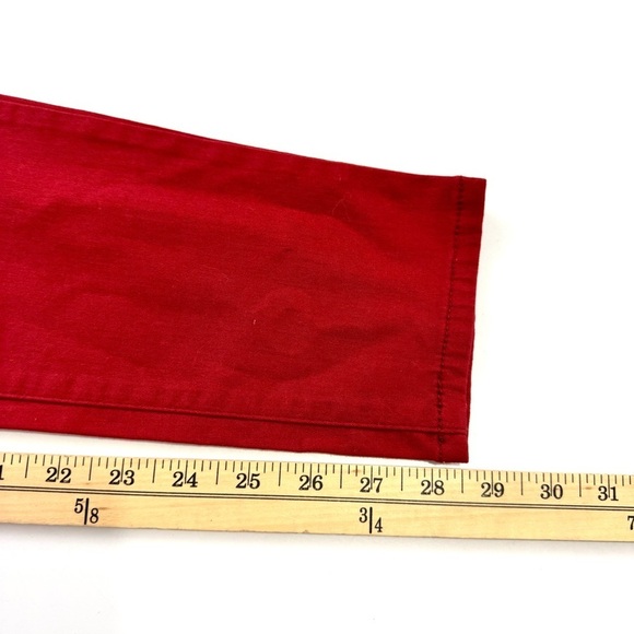 SEVEN 7 WOMENS SZ 4 RED HIGH RISE SKINNY JEANS STRETCH CONTOURING BOOTY SHAPING - Picture 10 of 12